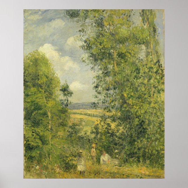 Camille Pissarro | A Rest in the Meadow Poster (Front)