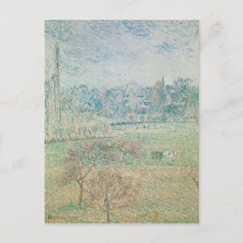 Camille Pissarro  Autumn Morning 1892 Postcard