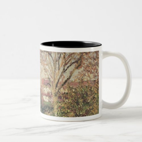 Camille Pissarro  Autumn morning at Eragny 1897 Two_Tone Coffee Mug