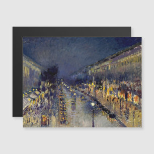 Camille Pissarro - Boulevard Montmartre at Night