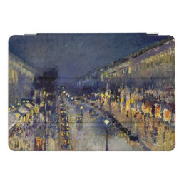 Camille Pissarro - Boulevard Montmartre at Night iPad Pro Cover