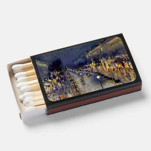 Camille Pissarro _ Boulevard Montmartre at Night Matchboxes