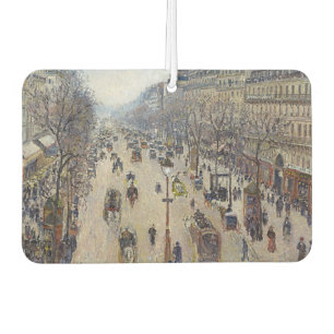 Camille Pissarro - Boulevard Montmartre, morning Air Freshener