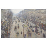 Camille Pissarro - Boulevard Montmartre, morning Fabric