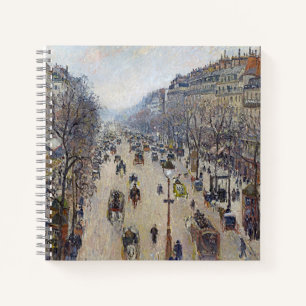 Camille Pissarro - Boulevard Montmartre, morning Notebook