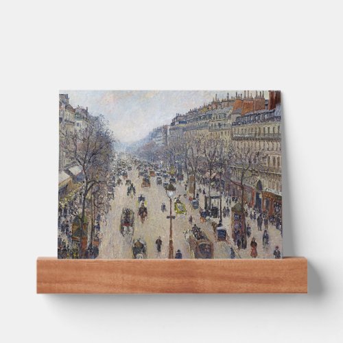 Camille Pissarro _ Boulevard Montmartre morning Picture Ledge