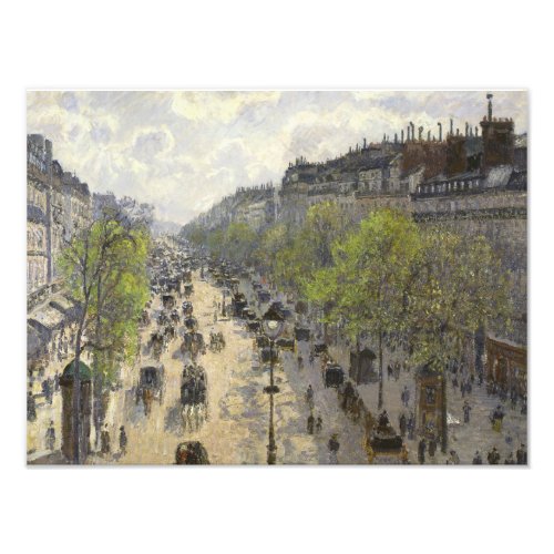 Camille Pissarro _ Boulevard Montmartre Spring Photo Print