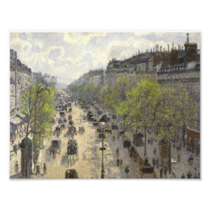 Camille Pissarro - Boulevard Montmartre, Spring Photo Print