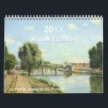 Camille Pissarro Calendar Impressionists<br><div class="desc">Camille Pissarro. Calendar Reproduction of famous works of art images in the public domain.</div>