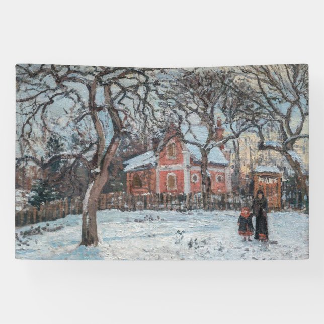 Camille Pissarro - Chataigniers a Louvecienne Banner (Horizontal)