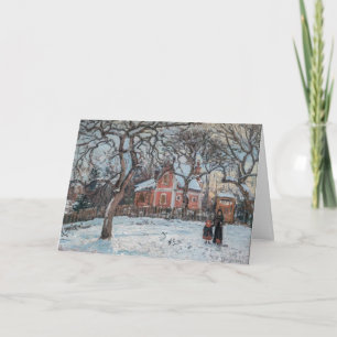 Camille Pissarro - Chataigniers a Louvecienne Card