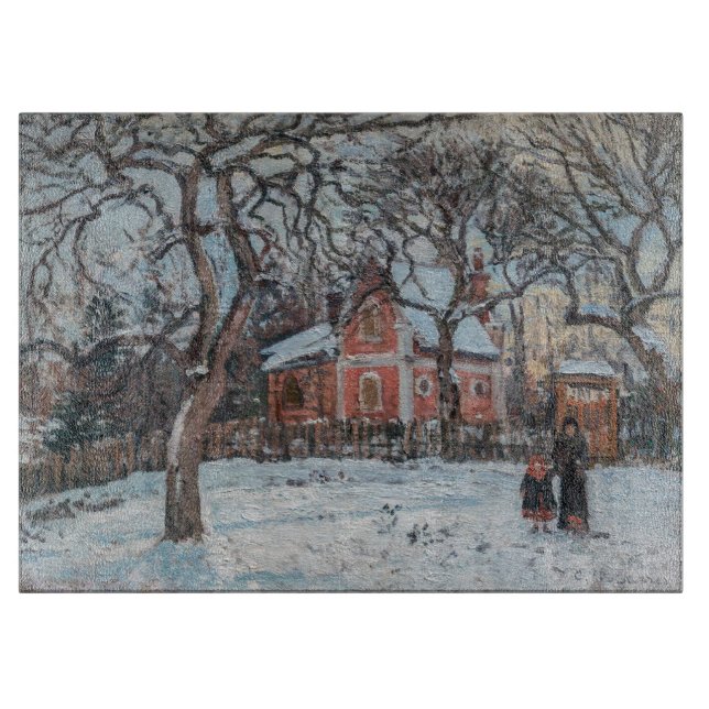 Camille Pissarro - Chataigniers a Louvecienne Cutting Board (Front)