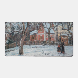 Camille Pissarro - Chataigniers a Louvecienne Desk Mat