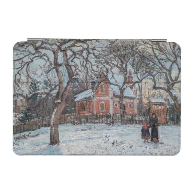 Camille Pissarro - Chataigniers a Louvecienne iPad Mini Cover (Horizontal)