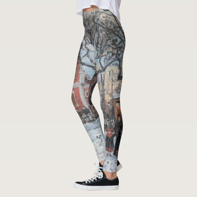 Camille Pissarro - Chataigniers a Louvecienne Leggings (Left)