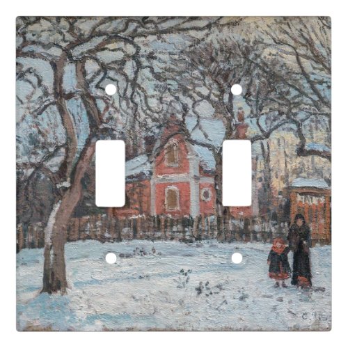 Camille Pissarro _ Chataigniers a Louvecienne Light Switch Cover