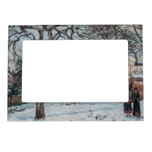 Camille Pissarro - Chataigniers a Louvecienne Magnetic Frame