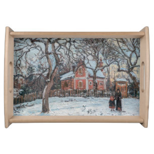 Camille Pissarro - Chataigniers a Louvecienne Serving Tray