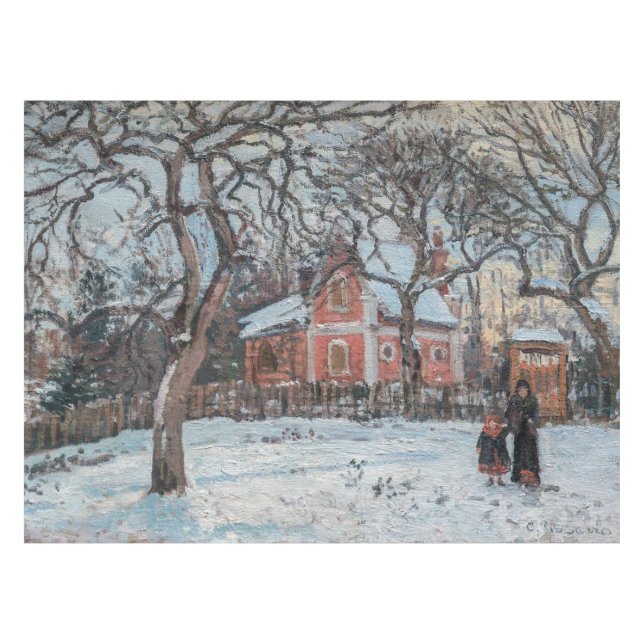 Camille Pissarro - Chataigniers a Louvecienne Tablecloth (Front (Horizontal))