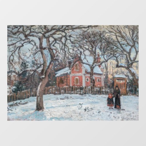 Camille Pissarro _ Chataigniers a Louvecienne Window Cling
