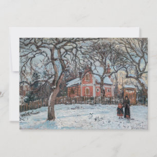Camille Pissarro - Chataigniers a Louveciennes Invitation