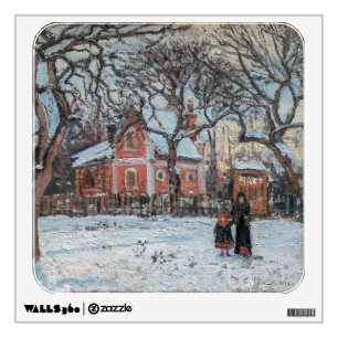 Camille Pissarro - Chataigniers a Louveciennes Wall Decal