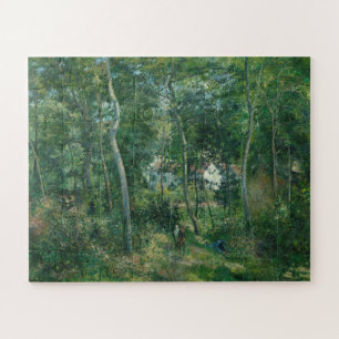 Camille Pissarro Edge of Woods Near L'Hermitage Jigsaw Puzzle