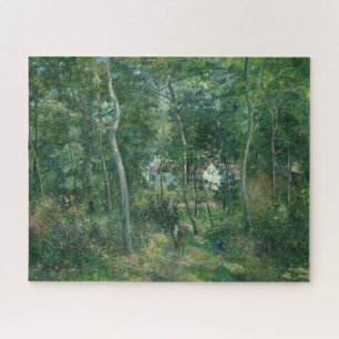 Camille Pissarro Edge of Woods Near L'Hermitage Jigsaw Puzzle