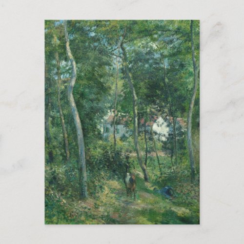 Camille Pissarro Edge of Woods Near LHermitage Postcard