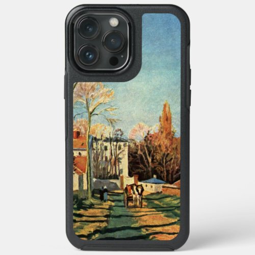 Camille Pissarro Entrance Village of Voisins iPhone 13 Pro Max Case