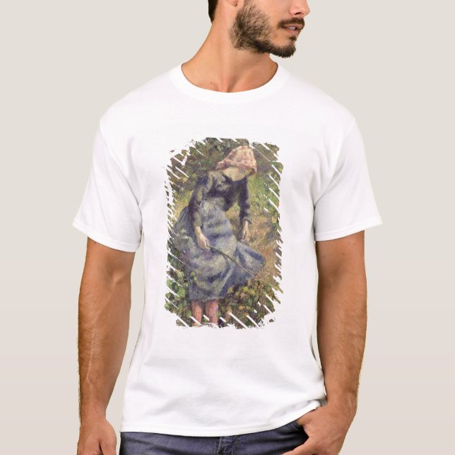 Camille Pissarro | Girl with a Stick, 1881 T-Shirt (Front)