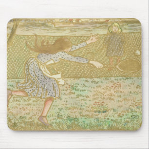 Camille Pissarro Girls Playing Tennis, from 'Woo Mouse Pad