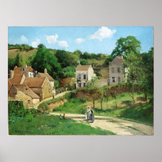 Camille Pissarro - Hermitage Pontoise 1867 Oil Poster