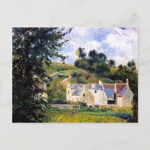 Camille Pissarro_ Houses of lHermitage Pontoise Postcard