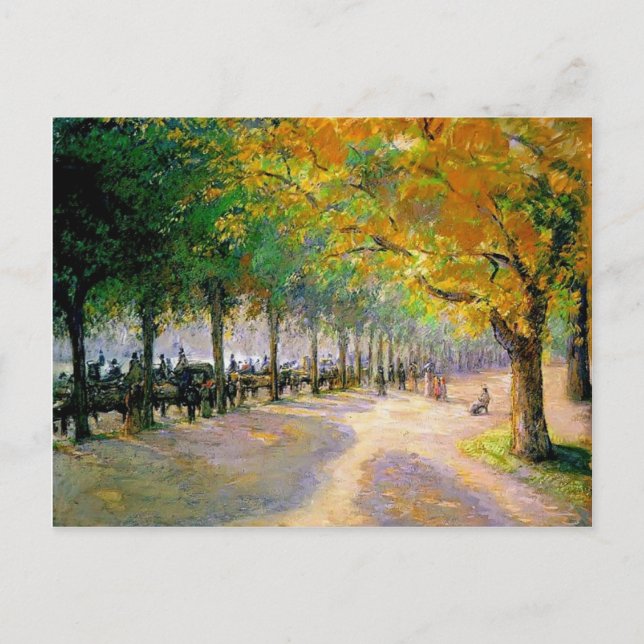 Camille Pissarro- Hyde Park, London Postcard (Front)