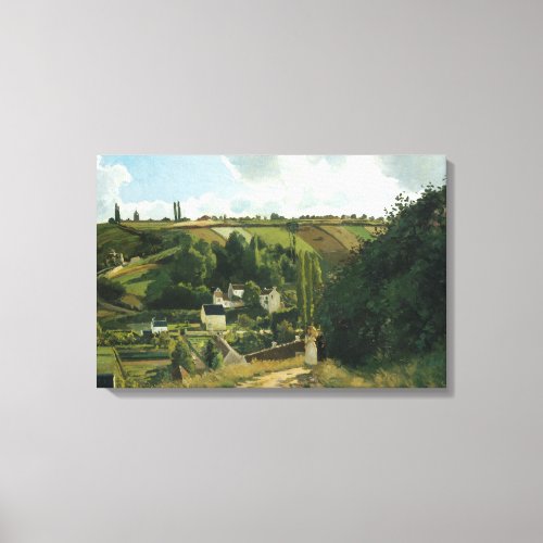 Camille Pissarro _ Jalais Hill Pontoise Canvas Print