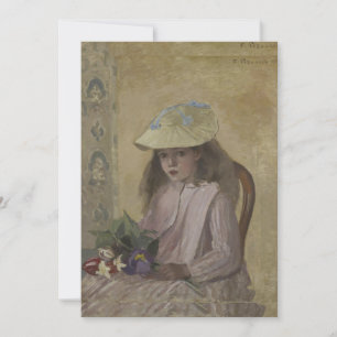 Camille Pissarro - Jeanne Pissarro, Called Minette Invitation