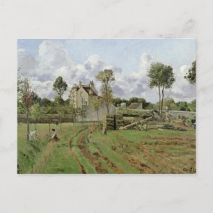 Camille Pissarro   Landscape, Louveciennes, c.1872 Postcard