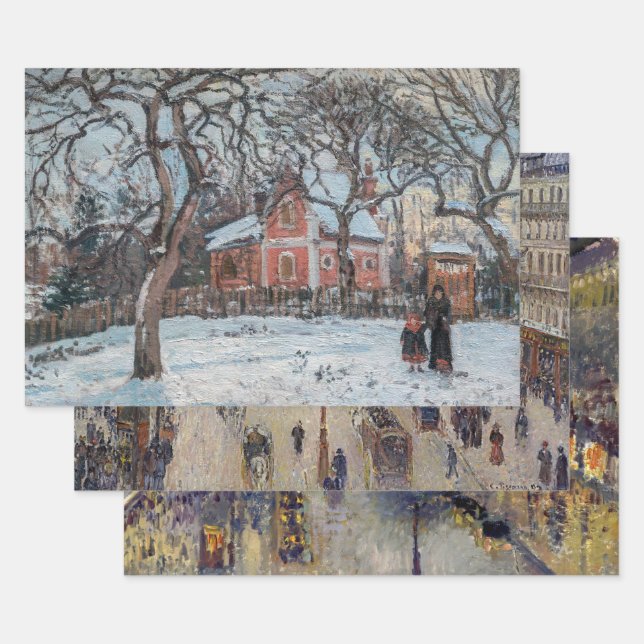 Camille Pissarro - Masterpieces Selection Wrapping Paper Sheets (Set)