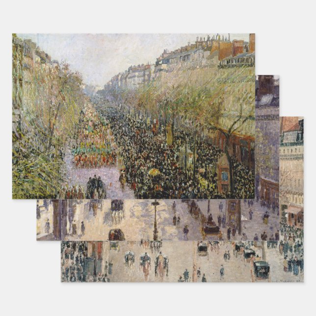 Camille Pissarro - Masterpieces Selection Wrapping Paper Sheets (Set)