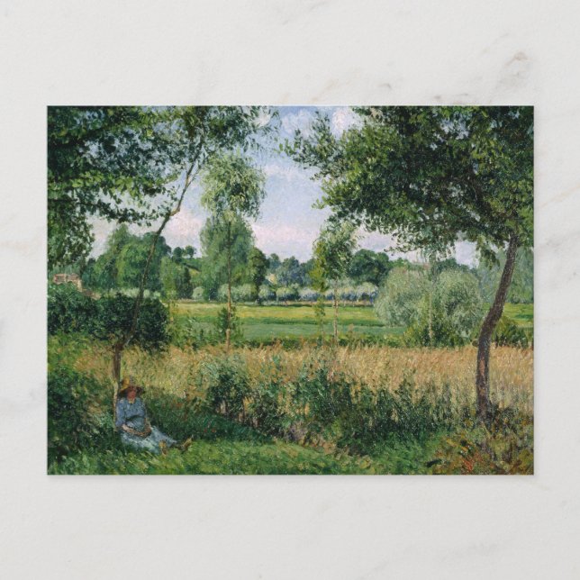 Camille Pissarro - Morning Sunlight Effect, Eragny Postcard (Front)