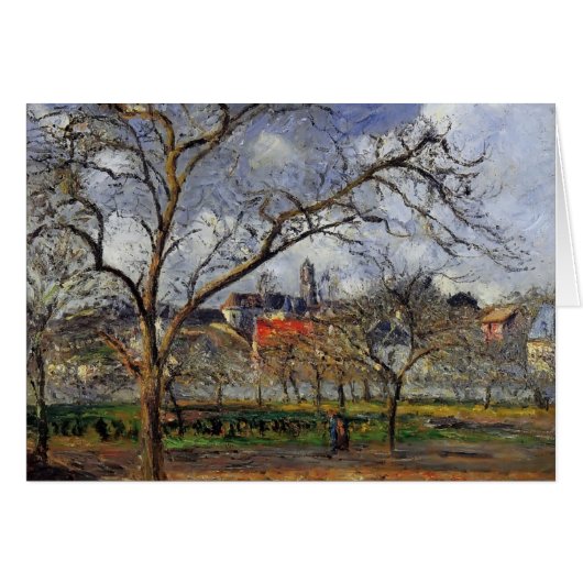 Camille Pissarro- On Orchard in Pontoise in Winter (Front Horizontal)
