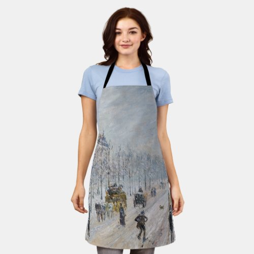 Camille Pissarro _ Outer Boulevards Snow Effect Apron