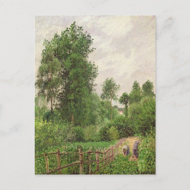 Camille Pissarro | Paysage, temps gris a Eragny Postcard (Front)