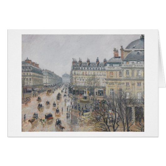 Camille Pissarro | Place du Theatre Francais, Pari (Front Horizontal)