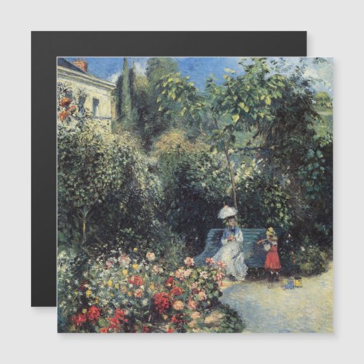 Camille Pissarro Pontoise Garden (Front/Back)