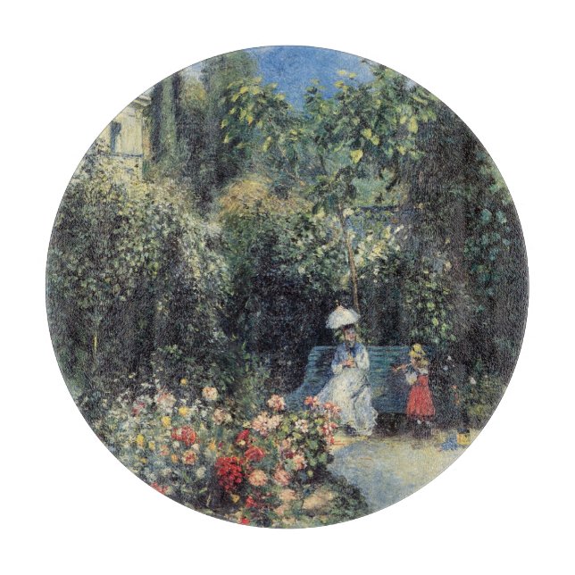 Camille Pissarro Pontoise Garden Cutting Board (Front)