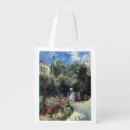 Camille Pissarro Pontoise Garden Grocery Bag