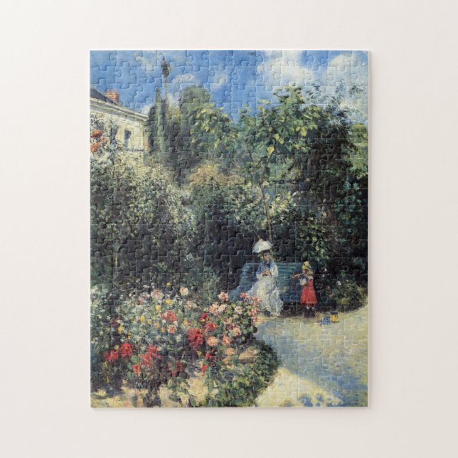 Camille Pissarro Pontoise Garden Jigsaw Puzzle (Vertical)