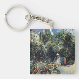 Camille Pissarro Pontoise Garden Keychain